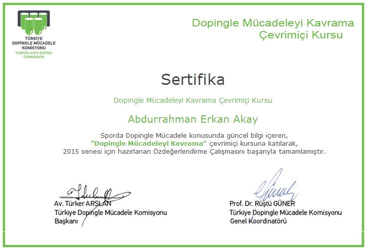 DOPİNGLE MÜCADELE